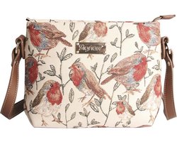 Signare Schoudertas - Gobelin - Robin - Vogel - 2718