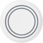 S&P STRIPES plat bord 19,5cm (grijs) set/6