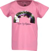 Blue Seven Meisjes T-shirt - roze - Maat 92