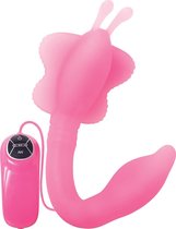 Adam & Eve Bendable Butterfly Vibe - Pink - Vibrator
