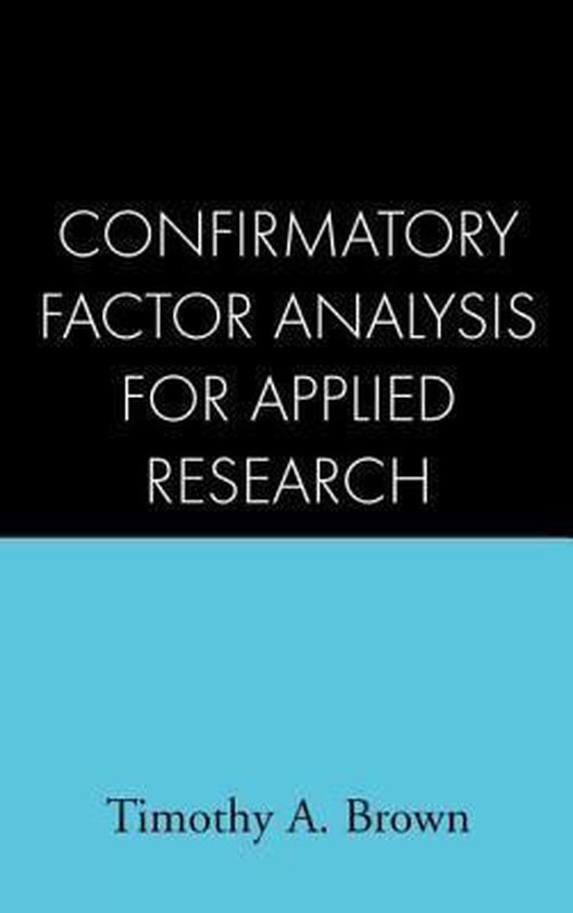 Confirmatory Factor Analysis for Applied Research - cover