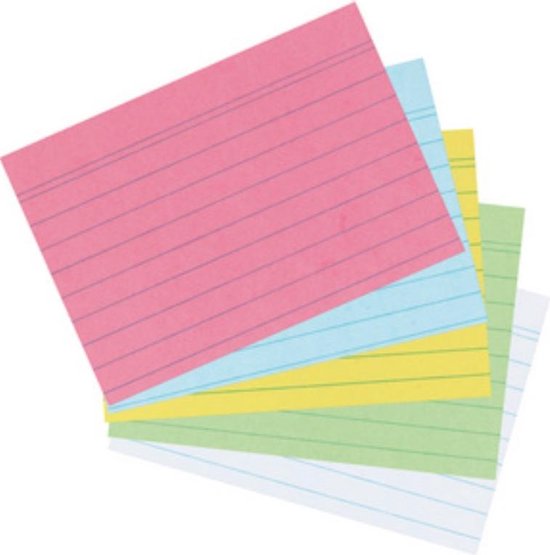 Herlitz 1150507 Indexkaarten, Kaarten, A5, 100 stuks, wit (wit, hoeveelheid: 2 verpakkingen