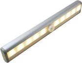 LED keuken / kast verlichting - warm wit - 19cm - Sensor - OPLAADBAAR - Aluminium