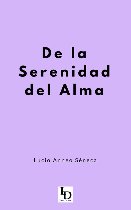 De la Serenidad de Alma - cover