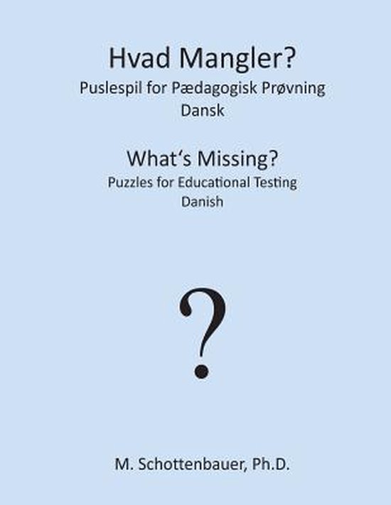 Hvad Mangler? Puslespil for Pædagogisk Prøvning - cover