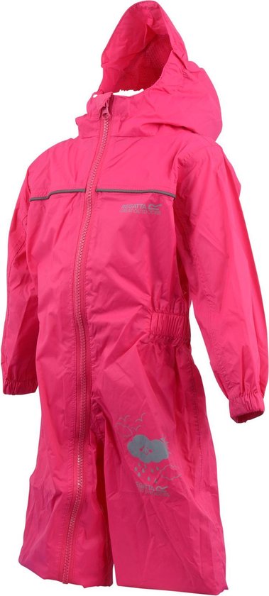 Regatta Puddle IV - Combinaison Imperméable Enfant Mixte Rose (18-24 Mois)