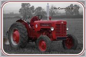 Wandbord - Tractor McCormick B-275 - gebold bord voor special effect Duitse kwaliteit