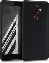 Siliconen pour Nokia 7 Plus - Zwart