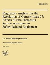 Regulatory Analysis for the Resolution of Generic Issue 57