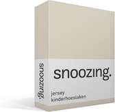 Snoozing - Katoen - Kinderhoeslaken - Junior - 70x150 cm - Ivoor