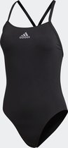 adidas Perf Swim Inf+ Dames Zwempak - Black/Grey - Maat 38