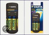 Varta Pocket Lader + 4 x 2500 mAh NiMH batterijen