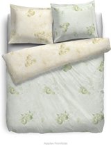 HNL Velvet Touch Apples Dekbedovertrek - 135x200 + 80x80 cm - Mint