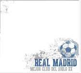 Muursticker Tableau Blanc Real Madrid Vintage 50 X 70 Cm