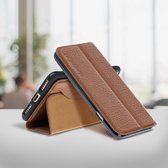 HardystoN - iPhone 7/8 Magnetic Leder BookCase hoesje (Floater Tan)