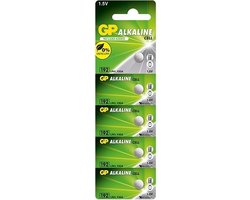 LR41 Knoopcel Alkaline 1.5 V GP Batteries GP192F / LR41 5 stuk(s)