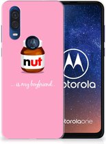 Motorola One Vision Siliconen Case Nut Boyfriend