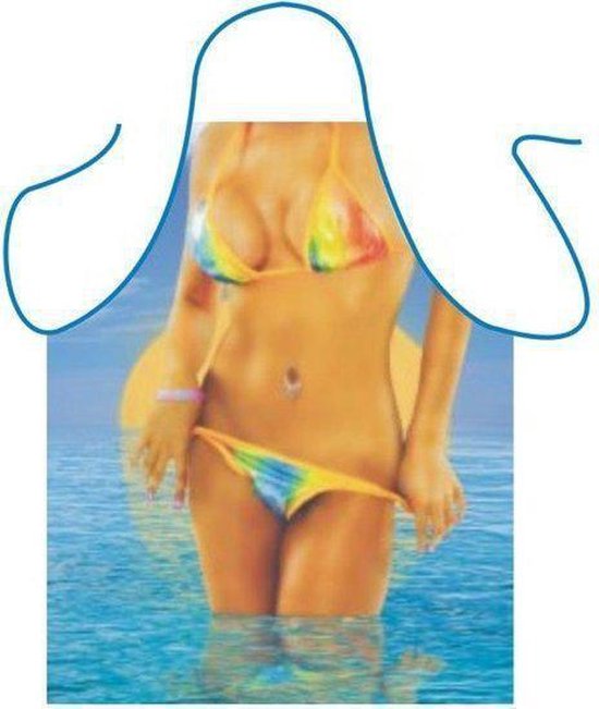 Benza Schort Bikini Lady - Sexy/Leuke/Grappige/Mooie Keukenschort | bol.com