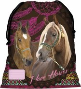 Animal Pictures Paarden Dreamcatcher - Gymbag - 42 cm - Multi