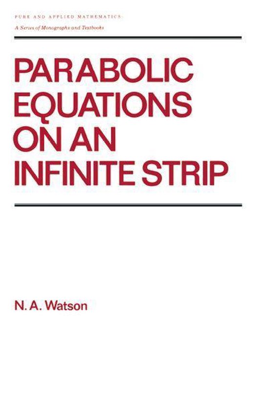 Chapman & Hall/CRC Pure and Applied Mathematics - Parabolic  ... - cover
