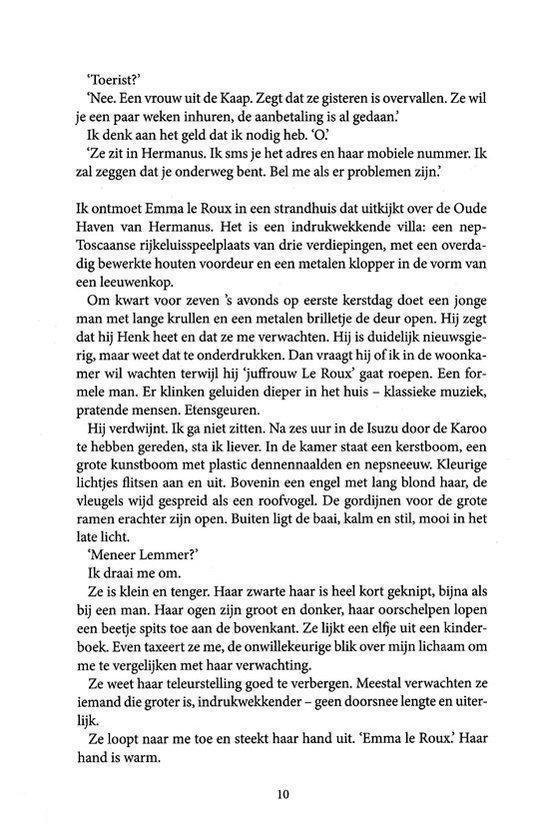 Pagina 10 van een boek met tekst.