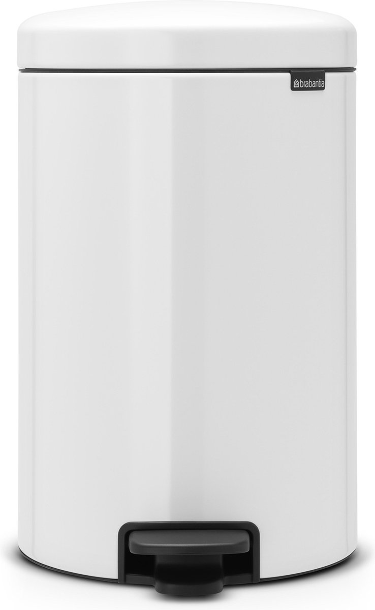 Goedkoopste Brabantia NewIcon Prullenbak - 20 liter - White