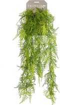 Kunstplant groene Kantvaren  hangplant/tak 80 cm