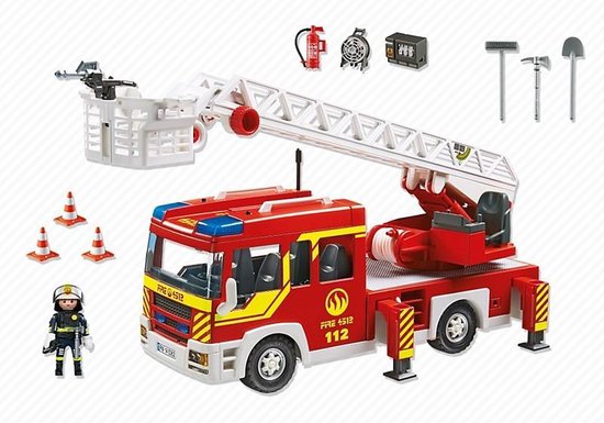 Playmobil City Action: Brandweer Ladderwagen (5362) | bol.com