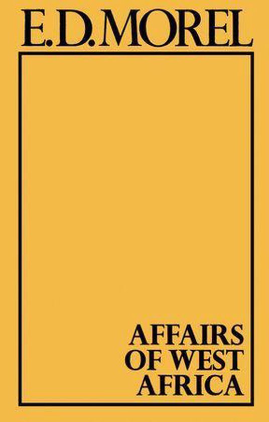Affairs of West Africa - cover