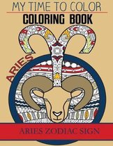 Aries Zodiac Sign - Adult Coloring Book