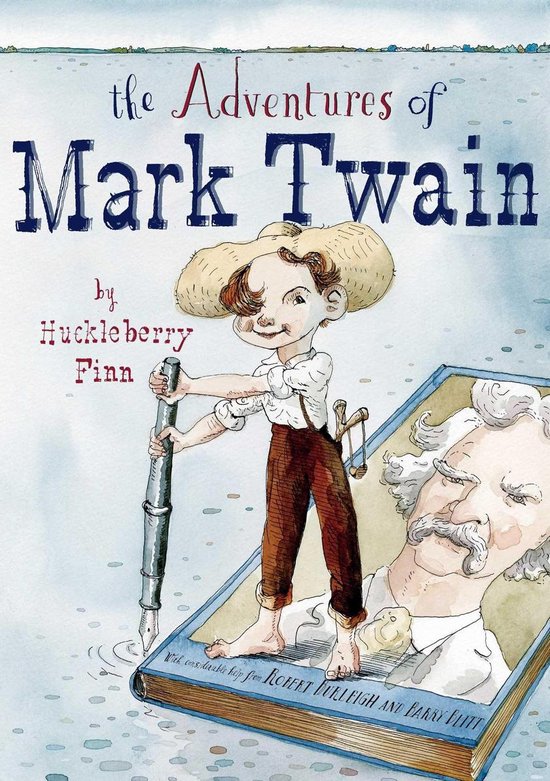 The Adventures of Mark Twain by Huckleberry Finn - cover
