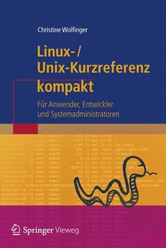 Linux Unix Kurzreferenz - cover