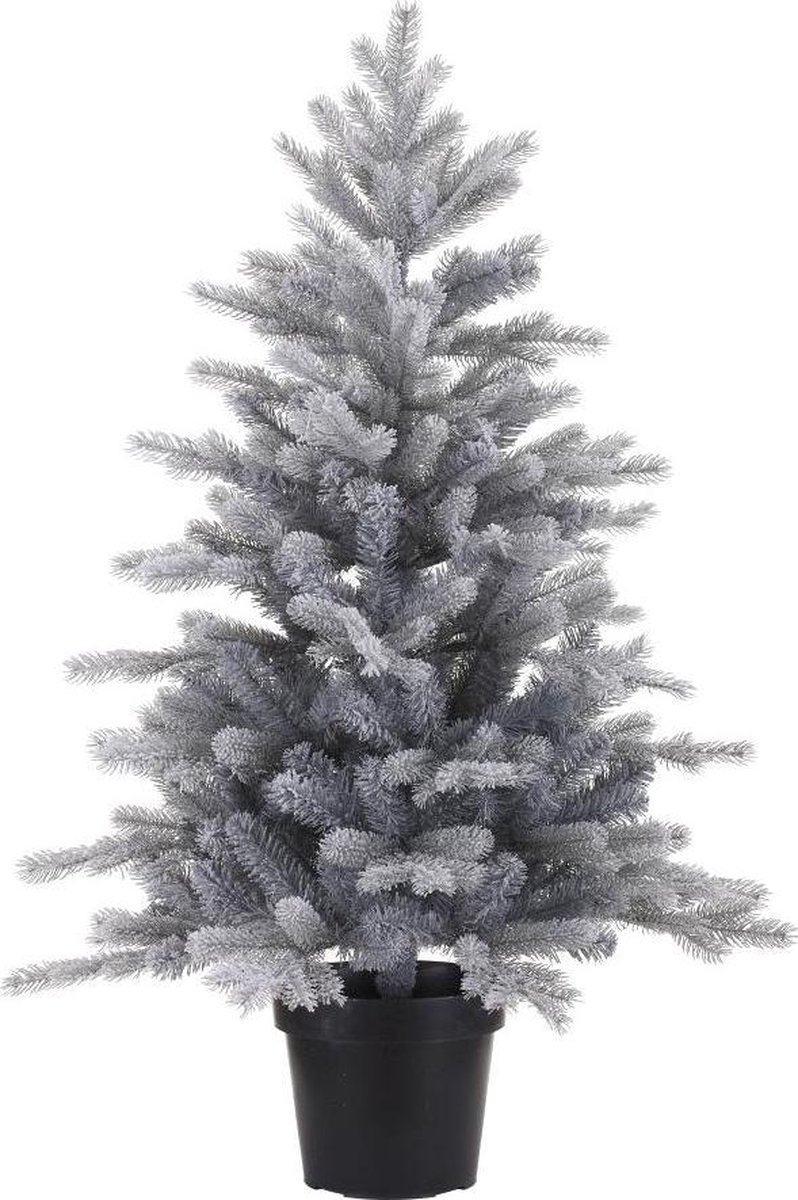 Everlands Grandis Frosted mini kerstboom 90 cm - inclusief pot - zonder  verlichting | bol.com