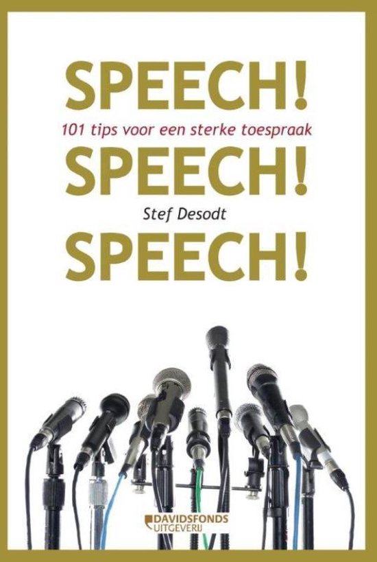 Cover van het boek 'Speech speech speech' van Stef Desodt