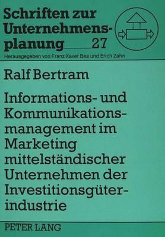 Informations- Und Kommunikationsmanagement Im Marketing Mitt ... - cover