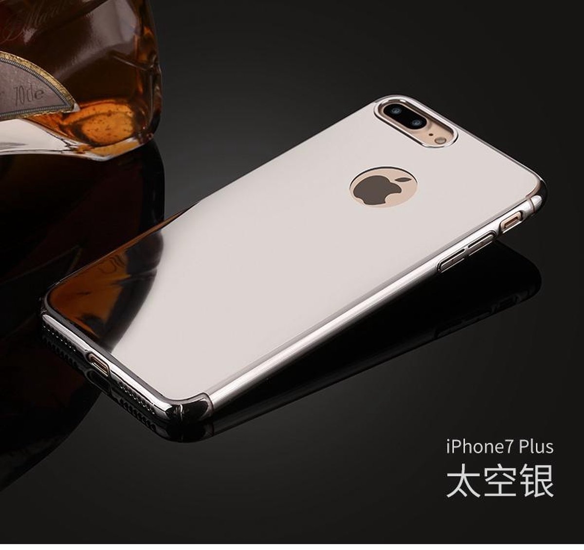 360-graden Spiegel Beschermhoes Set voor iPhone 7 Plus _ Zilver