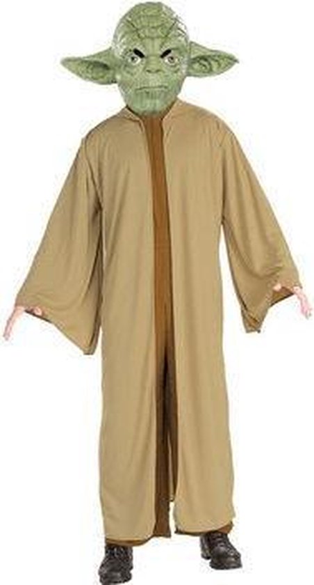 Wars Yoda Kostuum Volwassenen - Maat 48-50 (M) - Verkleedkleding