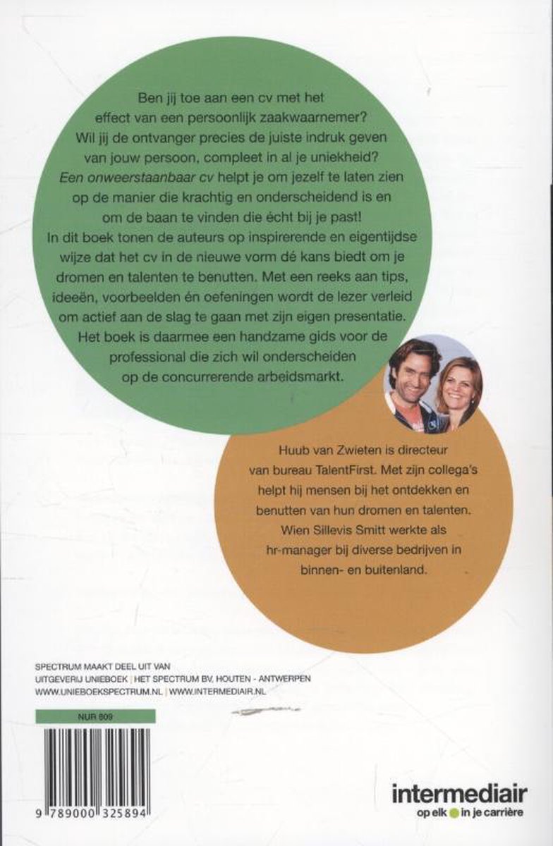 Intermediair - Een onweerstaanbaar cv - back cover