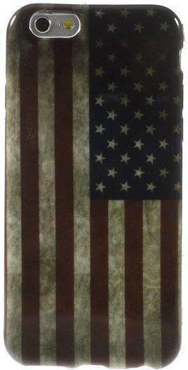iPhone 6 silicone gel hoesje USA vlag