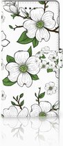 Geschikt voor Samsung Galaxy Note 8 Bookcase hoesje Design Dogwood Flowers