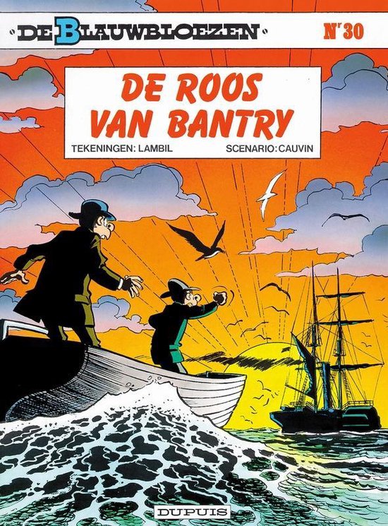 Cover van het boek 'Blauwbloezen / 30 De roos van Bantry' van Willy Lambil