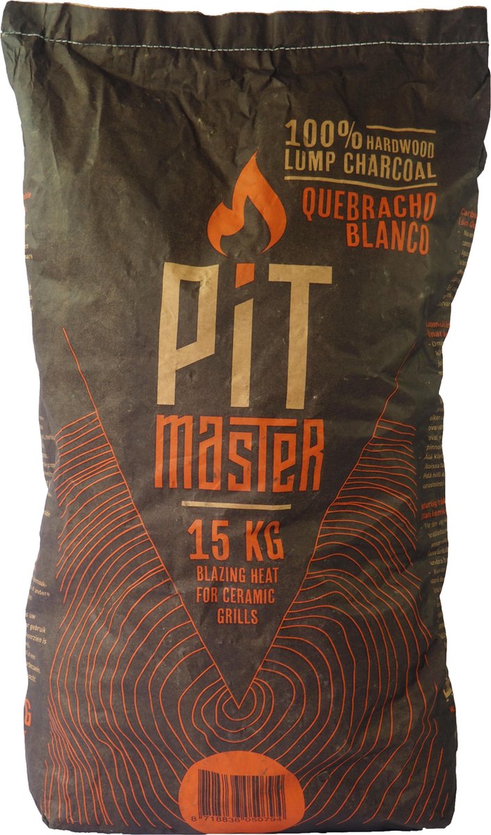 Bol.com Pitmaster Quebracho houtskool 15 kg aanbieding
