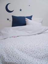 Bibelotte Little Stars Blauw 1-Persoons dekbedovertek