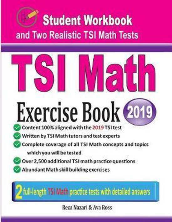 TSI Math Exercise Book - cover