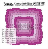 Crealies Crea-nest-Mal XXL no. 58 13.5x13.5 centimeter / XXL58