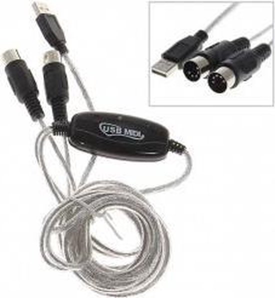 usb midi interface converter kabel