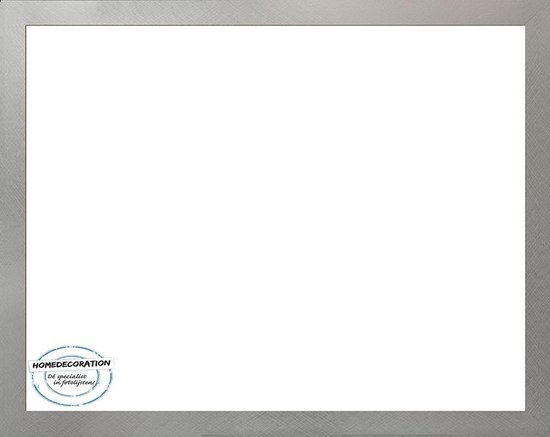Homedecoration Misano - Cadre photo - Format photo - 65 x 85 cm - Aluminium brossé