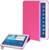 Samsung Galaxy Tab 1, 2 10.1 P5100 P7500 Smart Cover Case met Achterkant Back Cover Roze/Pink