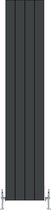 Design radiator verticaal aluminium mat antraciet 180x37,5cm1078 watt- Eastbrook Malmesbury