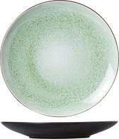 Assiette Plate Cozy & Trendy Finesse Green - Ø 28 cm - Set-4